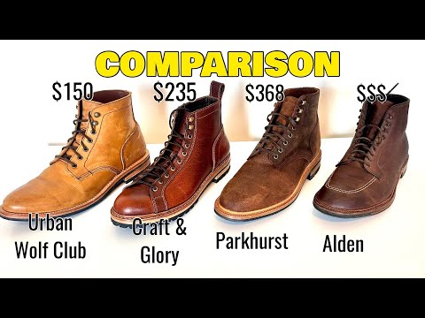 Comparing Urban Wolf Club, Craft & Glory, Parkhurst, and Alden