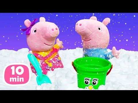 Spielzeug Videos mit Peppa Wutz 3 Folgen am Stück | Plüpa Plüsch Paradies.