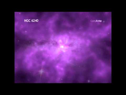 Enormous Galactic Halo Seen Around Colliding Galaxies | Video