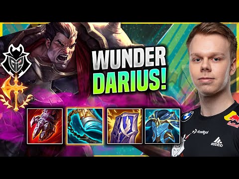 WUNDER IS INSANE WITH DARIUS TOP! - G2 Wunder Plays Darius TOP vs Irelia! | Patch 11.18