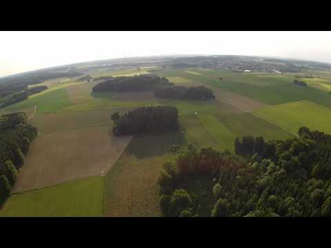 Flug über dem Jagdrevier in Moorenweis