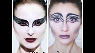 Black Swan Makeup + DIY Halloween Costume! [All Natural]