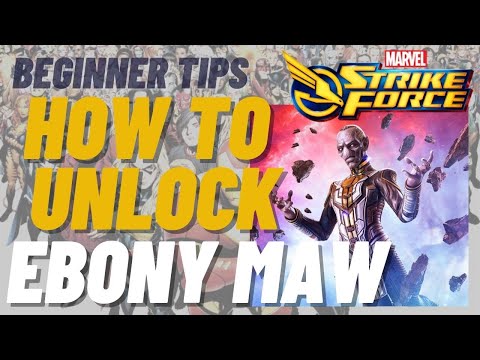Unlock EBONY MAW in Marvel Strike Force | MSF Beginner tips