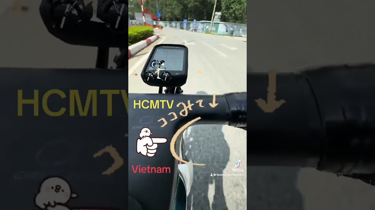 ベトナム在住の皆さん。車やバイクばかり乗らないでロードバイクで運動不足を解消しましょう。安物で十分ですよ🎵　#ロードバイク #ベトナム #ホーチミン