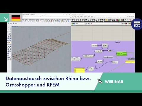 Webinar: Datenaustausch zwischen Rhino/Grasshopper und RFEM