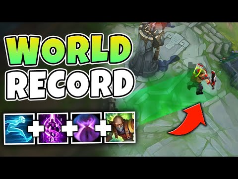 BREAKING THE WORLD RECORD FOR FASTEST SINGED BUILD POSSIBLE! (1700+ MS) - League of Legends