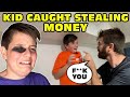 Kid Temper Tantrum Gets His Butt Kicked After Stealing Money