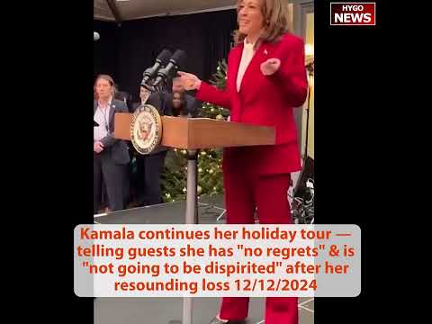 Kamala continues her holiday tour, no regrets not be dispirited; Sen Fetterman: best outcomes