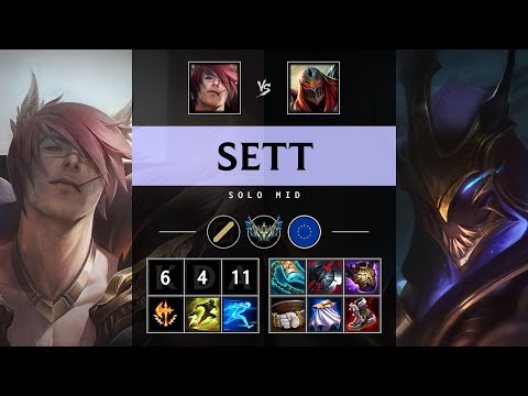 Sett Mid vs Zed - EUW Challenger Patch 25.09