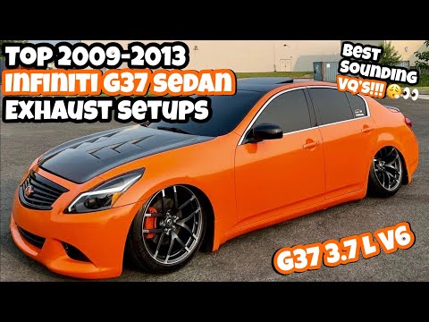 Top 2009-2013 Infiniti G37 Sedan 3.7 Exhaust Setups