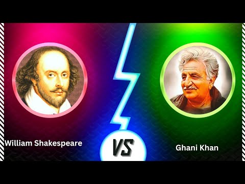 Ghani Khan Poetry | Pashto Poetry | Ghani Khan vs William Shakespeare