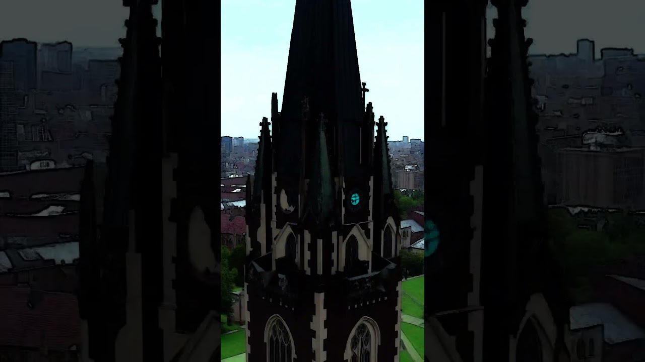 Church of Sts. Olha and Elizabeth, Lviv. Stable Diffusion AI image to image video generation