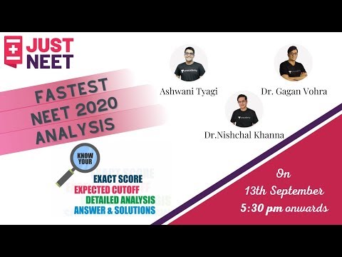 NEET 2020 Question Paper Discussion | Chemistry | Physics | Biology | Just NEET