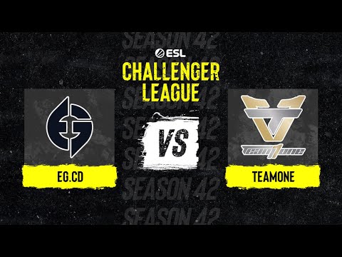 EG.CD vs. TeamOne - Map 2 [Mirage] - ESL Challenger League S42 North America