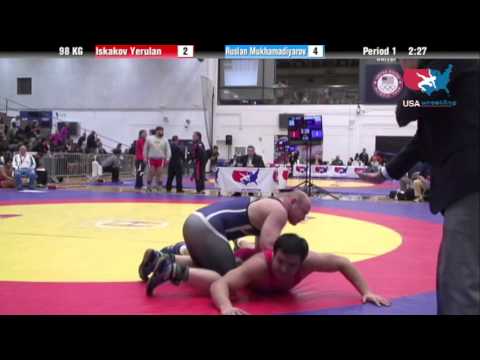 GR 98 KG - QF - Yerulan Iskakov (KAZ) vs. Ruslan Mukhamadiyarov (RUS)