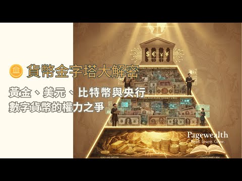 🪙 貨幣金字塔大解密：黃金、美元、比特幣與央行數字貨幣的權力之爭 | 讀懂5000年金融史｜Pagewealth