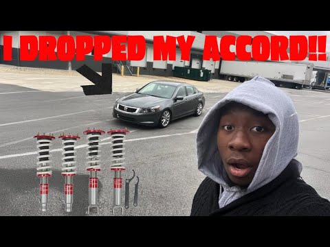 Installing Coilovers On My 8th Gen Honda Accord (Truhart Coilovers on 2008-2012 Honda accord)