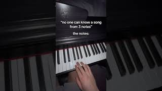 3 notes is all it takes 🔥 #pianocover #piano #mychemicalromance #mcr