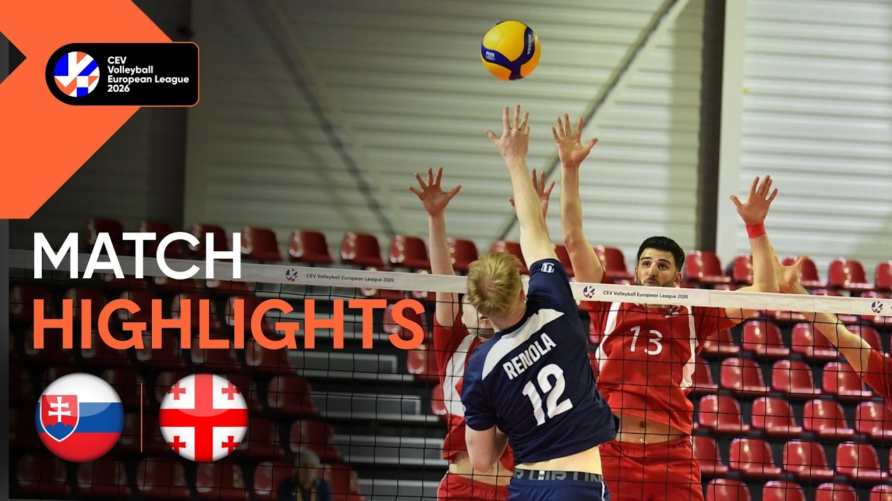 Highlights | Slovakia vs. Georgia | CEV Volleyball European League 2026 | Men