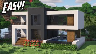 Minecraft: How To Build A Modern House Tutorial (#50)