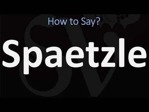 How to Pronounce Spaetzle? (CORRECTLY)