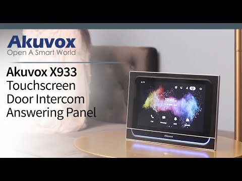 Akuvox X933 Touchscreen Door Intercom Answering Panel
