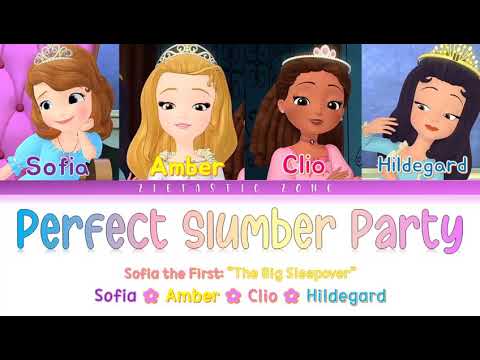 Perfect Slumber Party- Color Coded Lyrics | Sofia the First "The Big Sleepover" | Zietastic Zone👑