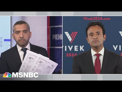 ‘This is awkward for you’: Mehdi Hasan takes on Vivek Ramaswamy in new interview