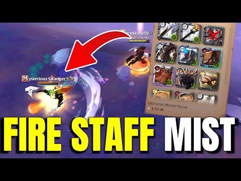 Everyone is Scared of the Fire Staff in the Mist | Solo PvP Albion Online