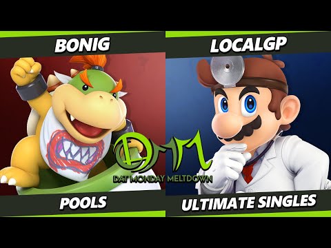 DAT MM 280 - Bonig (Bowser Jr) Vs. LocalGP (Dr Mario) Smash Ultimate - SSBU