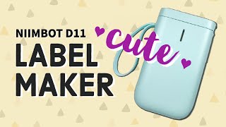 NIIMBOT D11 Thermal Label Printer Review Home Organization 💜 Craft Room Art Studio Sticker Tool