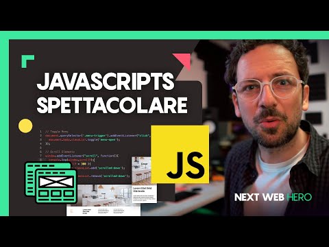 Impara JavaScript TUTORIAL PRATICO da zero per Creare Siti Web Spettacolari #2 - Basi e interazioni