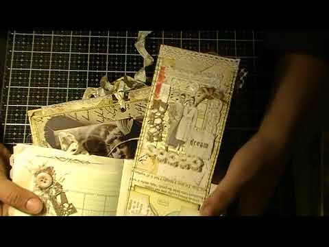 Two Paper Bag Vintage Lady Junk Journals ((SOLD))