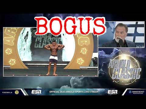 Arnold Schwarzenegger Calls Men's Physique Bogus