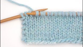 Edge stitches in garter