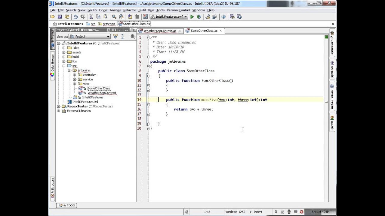 Refactoring - Inline (IntelliJ IDEA)