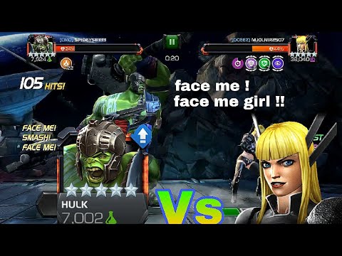 Hulk Ragnarok vs Magik boss Alliance war | Marvel Contest of Champions