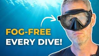 STOP Your Dive Mask from FOGGING! This is so Simple! (It works on a Snorkeling mask as well)