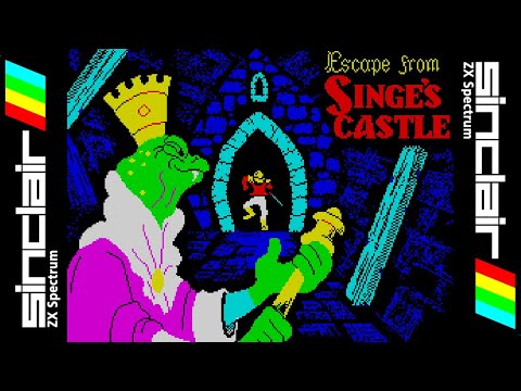 DRAGON'S LAIR II - ESCAPE FROM SINGE'S CASTLE (1987) Walkthrough, ZX Spectrum