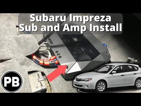 2008-2014 WRX/STI Amp and Sub Install - Skar Audio