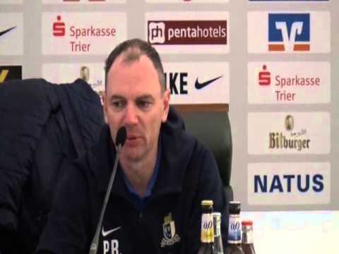 SVE TV: SV Eintracht Trier 05 - Spvgg Neckarelz Saison 2014/2015 Pressekonferenz