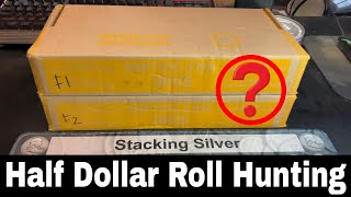 Searching Half Dollar Coin Rolls for Silver Coins