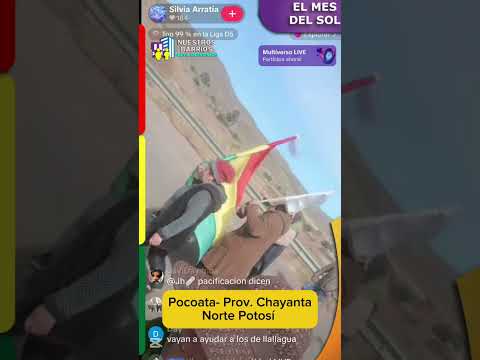 Pobladores de la localidad de Pocoata- Provincia Chayanta del Norte Potosí, salieron en marcha