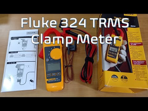 [ENGLISH SUB]Fluke 324 True RMS Clamp Meter Unboxing and Demo