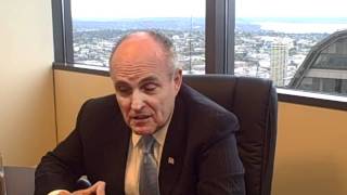 DJC interviews Rudy Giuliani on clean tech, part 1