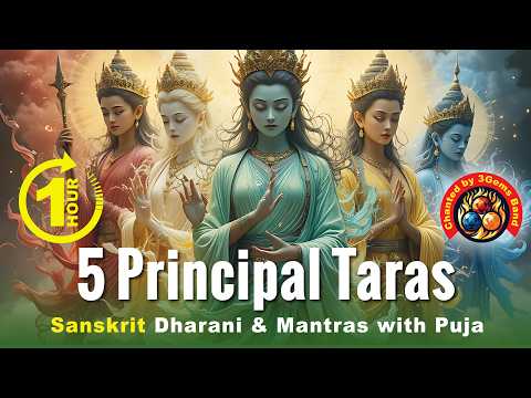 🙏 5 PRINCIPAL TARA MANTRAs, PUJA in  Sanskrit 1  HOUR: Enriching, Empowering, Pacifying, Controlling