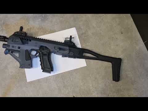How to replace a CAA micro roni conversion kit standard stock to a rotating SWAT stock
