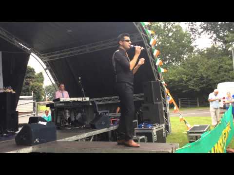 John McNicholl singing The Fields Of Athenry At The 20th Crawley Irish festival 30/08/15