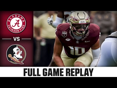 Alabama vs. Florida State Full Game Replay | 2025 ACC Football