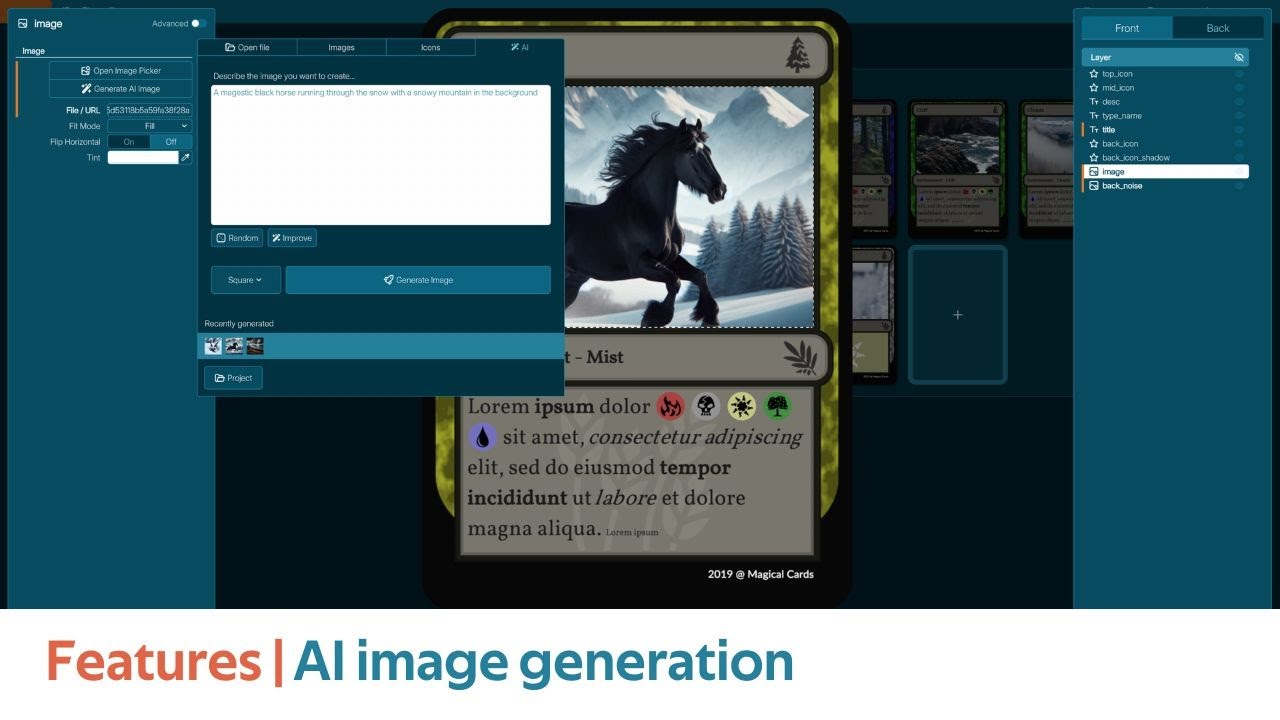 AI Image Generation - Tabletop Creator